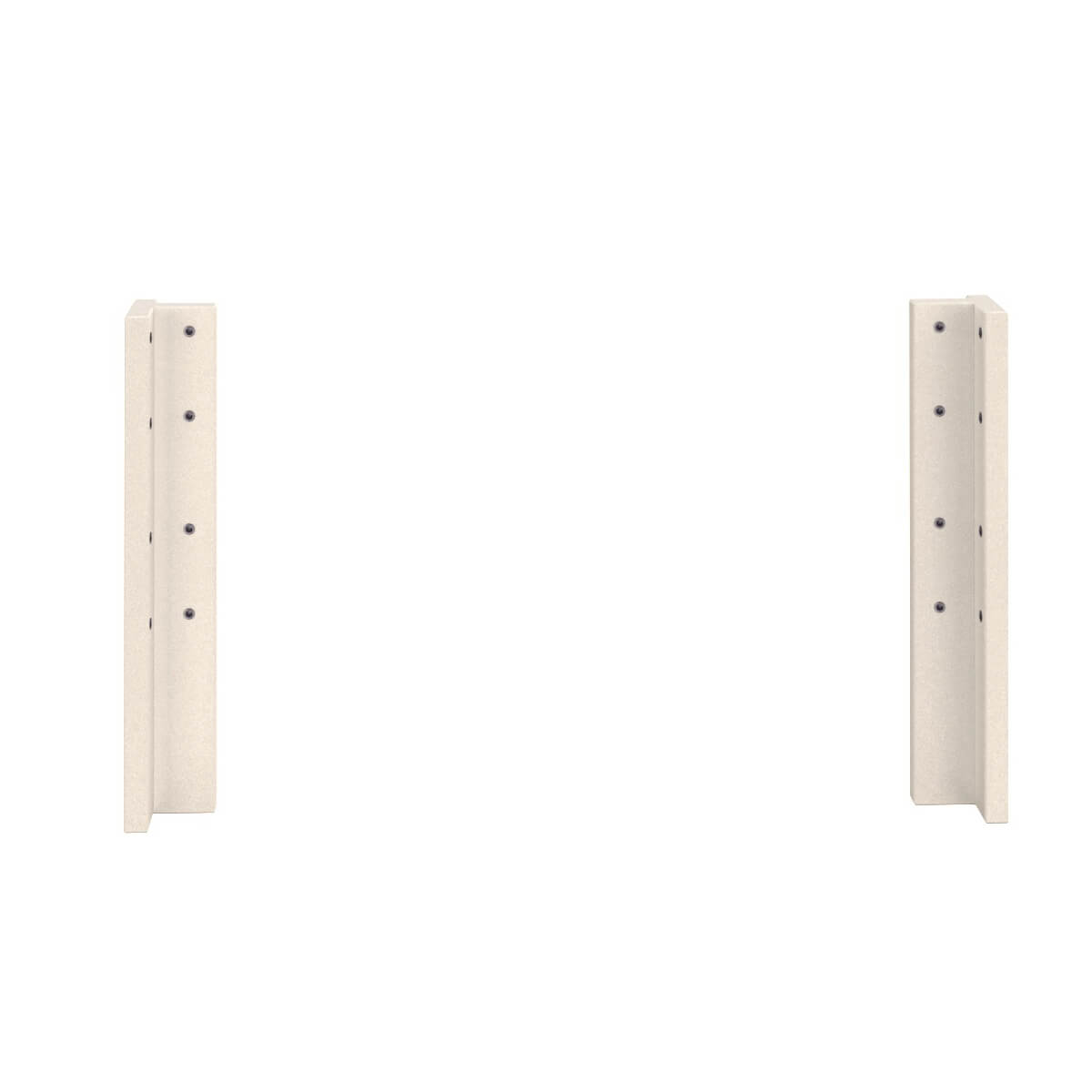 Set de 2 pieds 58cm pour lit bas DESTYLE de Breuyn hêtre blanchi