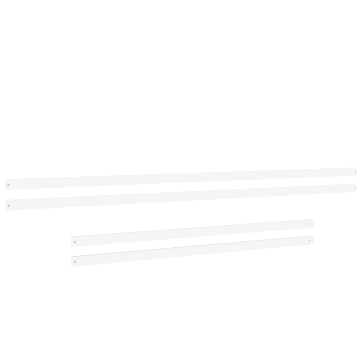 Set de 5 pcs pour lits baldaquin 140x200cm DESTYLE de Breuyn laqué blanc