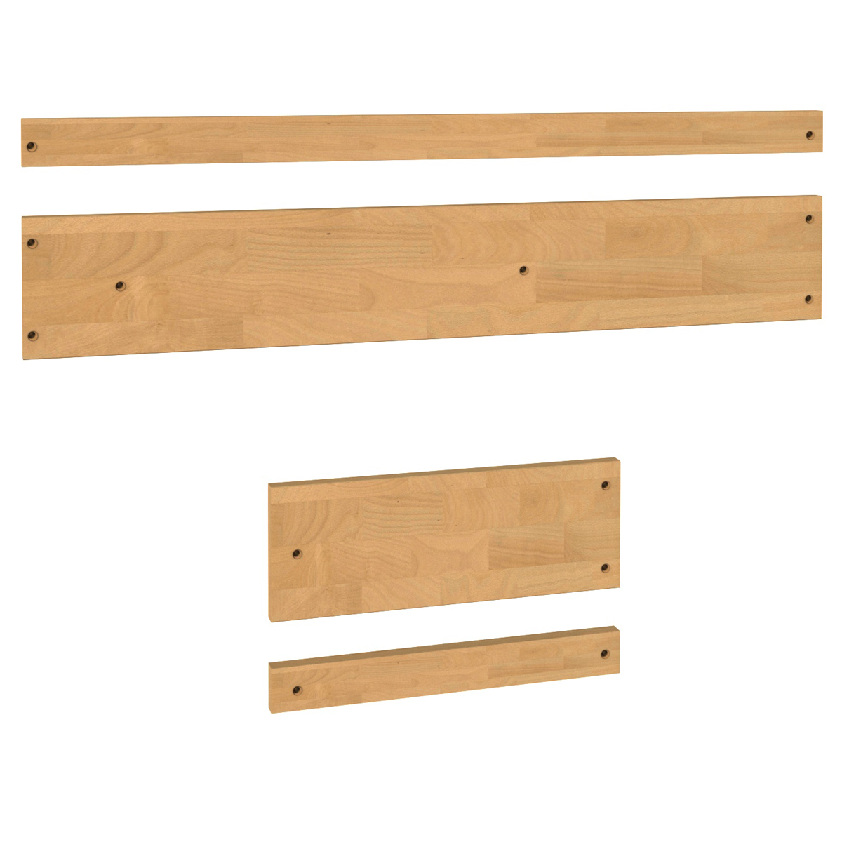 Set de base lit 90cm Twin-over-Full DESTYLE de Breuyn naturel