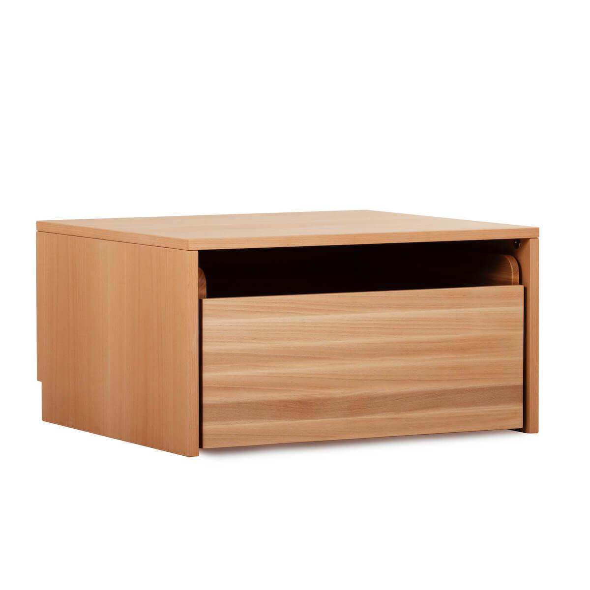 Set of 1 trunk on wheels and platform DELUXE natural oiled finish