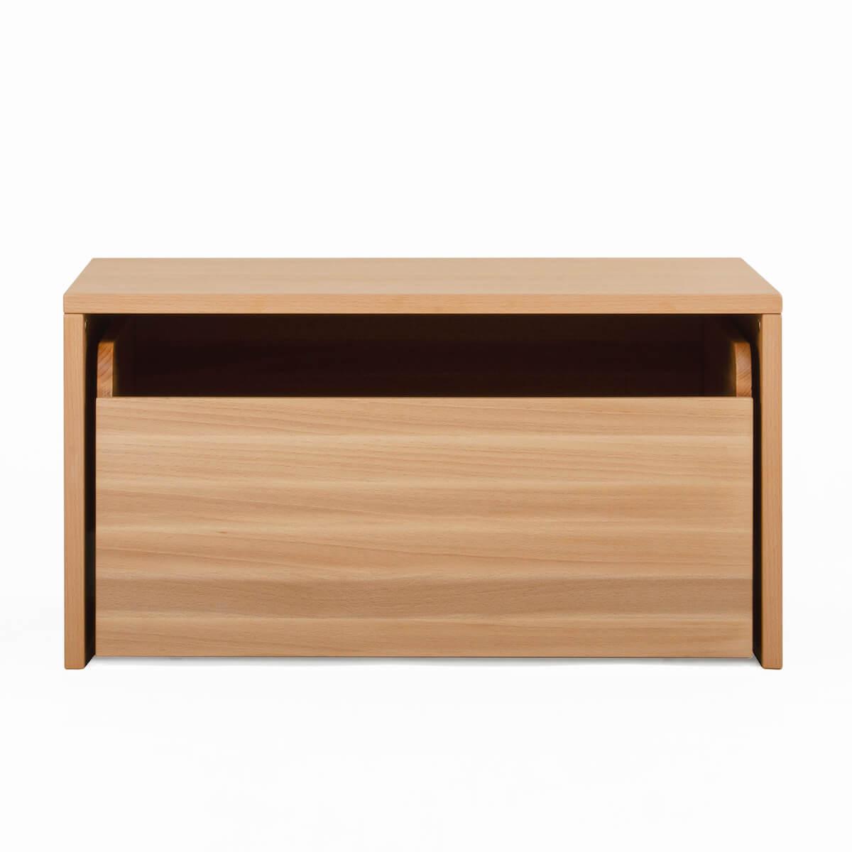 Set Podest mit Rollkiste DELUXE natur geölt