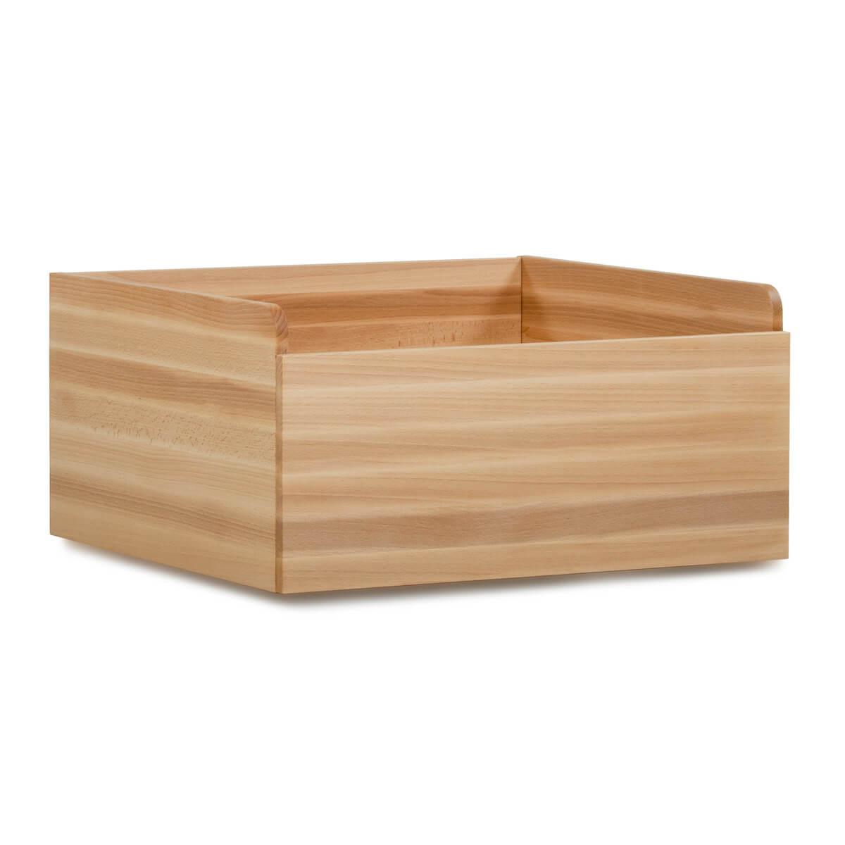 Set Podest mit Rollkiste DELUXE natur geölt