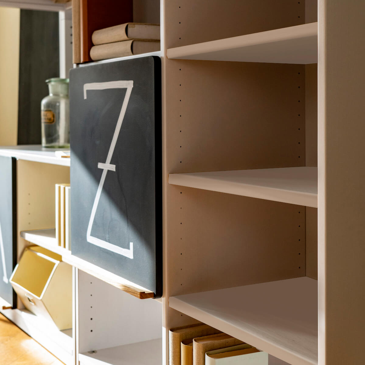 Shelf large KASVA Mdf white lacquered