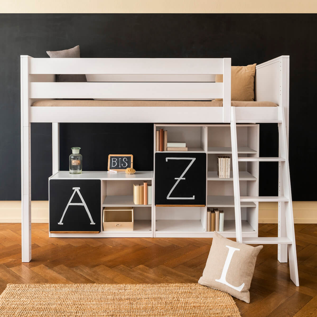 Shelf small KASVA Mdf white lacquered