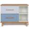 Small furniture 2 drawers NADO By A.K. sky blue-capri blue