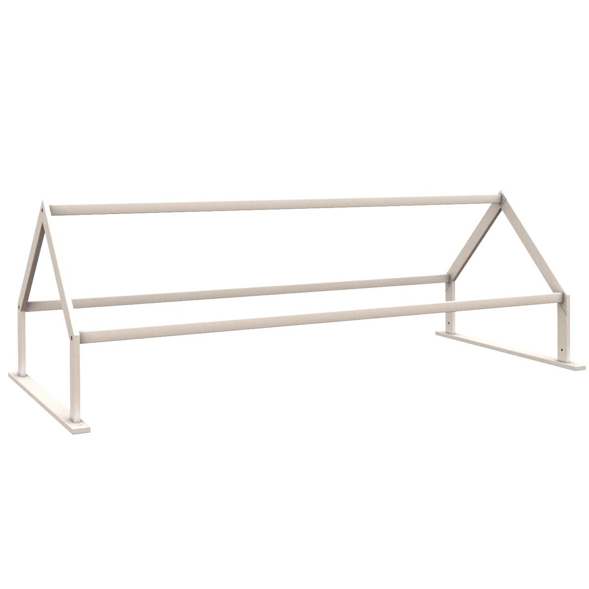 Structure toit KASVA hêtre laqué blanc