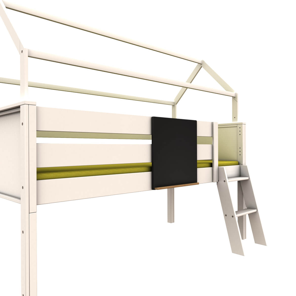 Structure toit KASVA hêtre laqué blanc