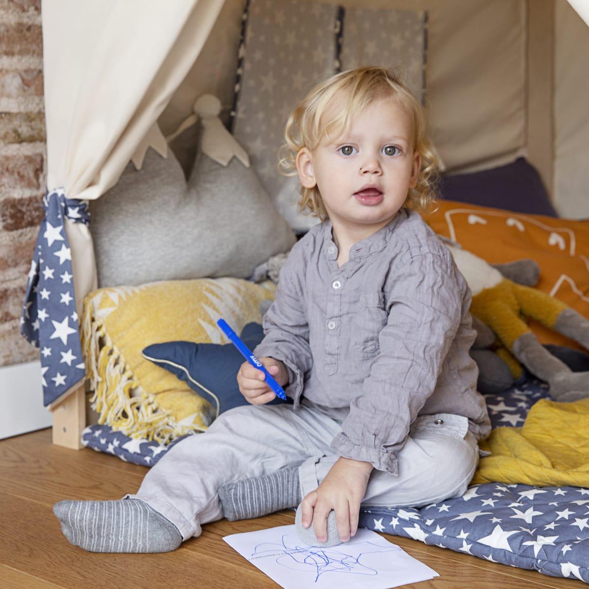 Tapis cabane PLAYHOUSE jeans