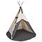 Tipi enfant beige STARS gris 