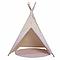 Tipi enfant beige STARS rose 
