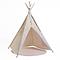 Tipi enfant beige STARS rose 