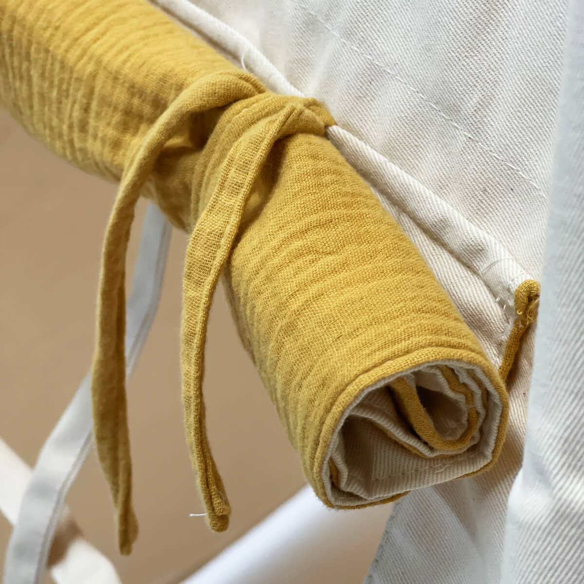 Tipi enfant BOBBLE beige-moutarde