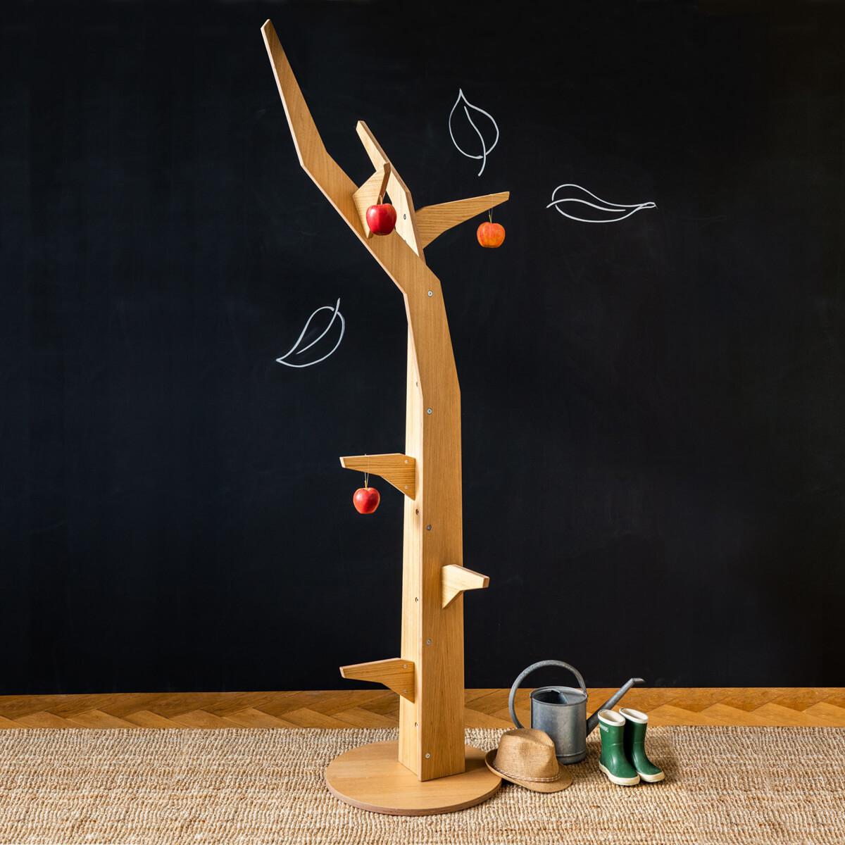 Tree free-standing-floor KASVA multiplex veneered oak-oiled