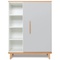 Wardrobe 120 cm 1 door NADO Retro beech manhattan grey