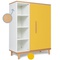 Wardrobe 120 cm 1 door NADO Retro beech sunshine yellow