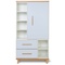 Wardrobe 173 cm 1 door 2 drawers NADO Retro sky blue