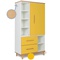 Wardrobe 173 cm 1 door 2 drawers NADO Retro sunshine yellow
