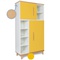 Wardrobe 173 cm 2 doors NADO Retro beech sunshine yellow
