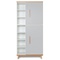 Wardrobe 198 cm 2 doors NADO Retro beech manhattan grey